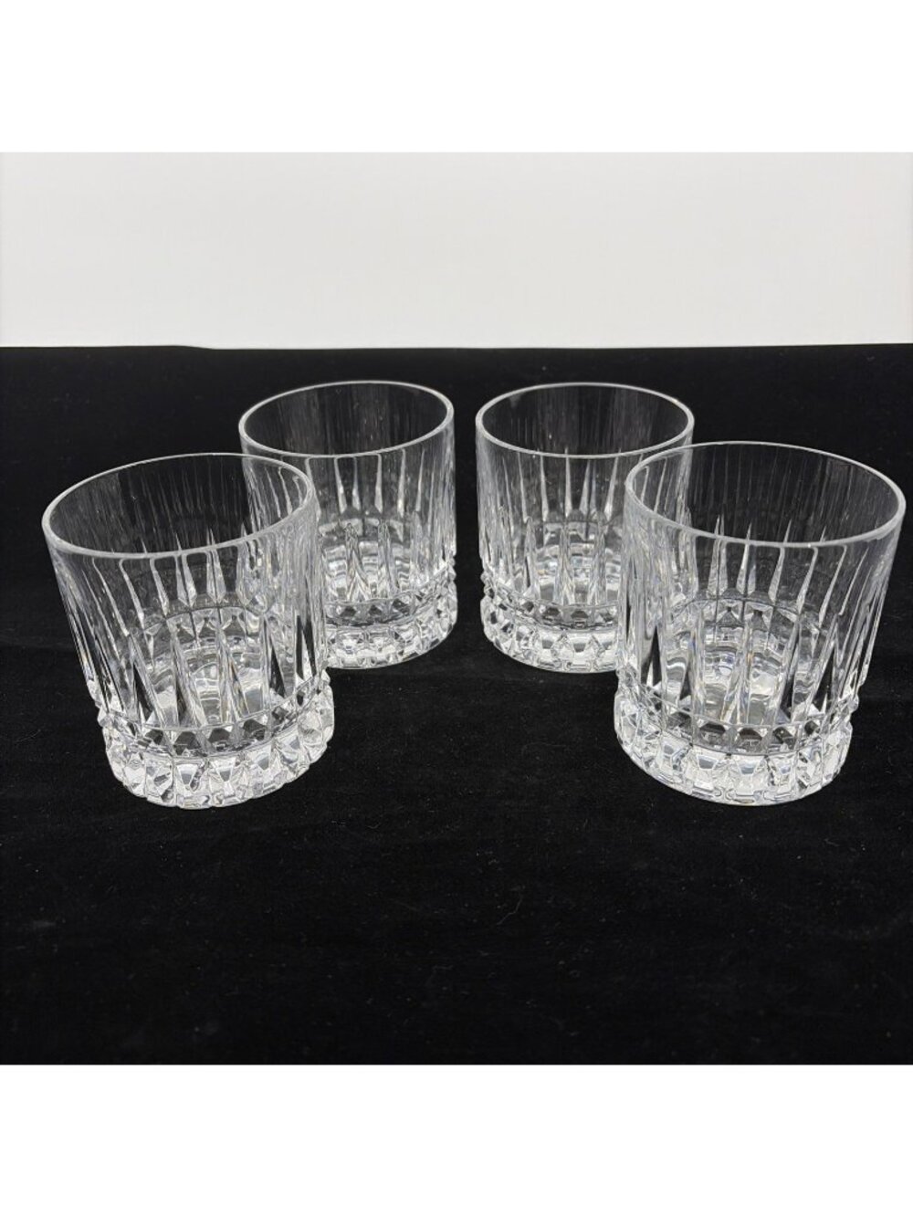 Nachtmann Astra Crystal Old Fashioned Whiskey Rocks Glasses Set of 4 Vintage
